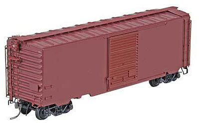 Kadee 5200 HO Scale Undecorated 40' PS-1 Boxcar Post-1954 w/8' Low Tack Doors; Standard Couplers -- Boxcar Red