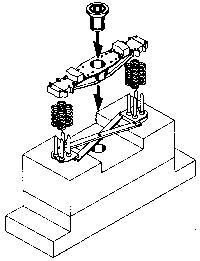 Kadee 715 HOn3 Scale Truck Assembly Fixture -- For HOn3 Trucks