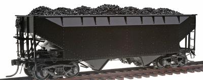 Kadee 7501 HO Scale AAR 50-Ton Offset 2-Bay Open Hopper w/Enterprise Latches -- Undecorated
