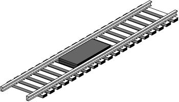 Kadee 811 O Scale Uncoupler-Magnetic -- Between the Rails Mount for O 2-Rail