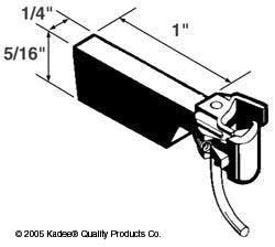 Kadee 823 #1 Scale Coupler Straight Shicker Shank (D)