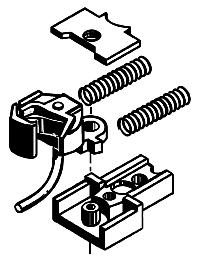 Kadee 833 G Scale Knuckle Couplers -- Truck-Mounted For LGB Two-Axle Cars 1 Pair