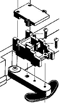 Kadee 884 I Scale Conversion Packet -- For Mounting #820 or 830 On Aristo-Craft GE U25B Locos, Less Couplers