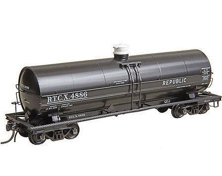 Kadee 9018 HO Scale ACF 11,000-Gallon Tank Car - Ready to Run -- Conservative Gas Corp. (Pacific Gas) RTCX 4886 (black)