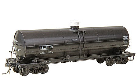Kadee 9020 HO Scale ACF 11,000-Gallon Tank Car - Ready to Run -- Southern Indiana Liquified Gas Co. SILX 101 (black)