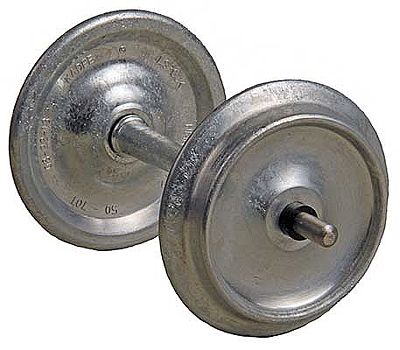 Kadee 950 G Scale Smooth-Back Metal Wheelsets -- 33" Diameter for 1/29 Scale or 36" for 1/32 (#1) Scale (uncolored) 1 Set