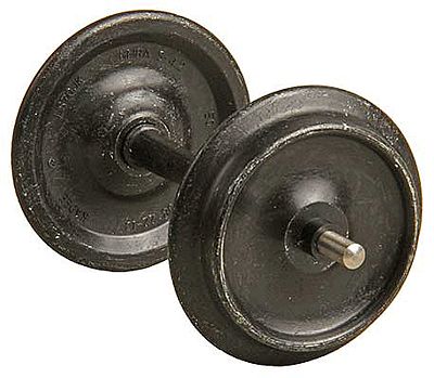 Kadee 960 G Scale Smooth-Back Metal Wheelsets -- 33" Diameter for 1/29 Scale or 36" for 1/32 (#1) Scale (black) 1 Set