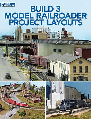 Kalmbach Publishing 12821 All Scale Build 3 Model Railroader Project Layouts -- Softcover, 112 Pages
