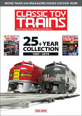 Kalmbach Publishing 15105 All Scale Classic Toy Trains: 25 Years and Counting on DVD-ROM -- 1987-2014 - Requires PC or Mac w/DVD-ROM Drive