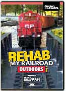 Kalmbach Publishing 15147 All Scale Rehab My Railroad Outdoors DVD -- Volume 1 2 hours, 15 minutes