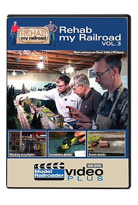 Kalmbach Publishing 15318 All Scale Rehab My Railroad - Model Railroader Video Plus -- Volume 3 (1 Hour, 30 Minutes)