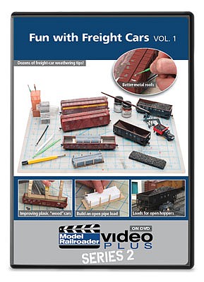 Kalmbach Publishing 15343 All Scale Fun with Freight Cars - Model Railroader Video Plus DVD -- Volume 1, 1 hour 10 minutes
