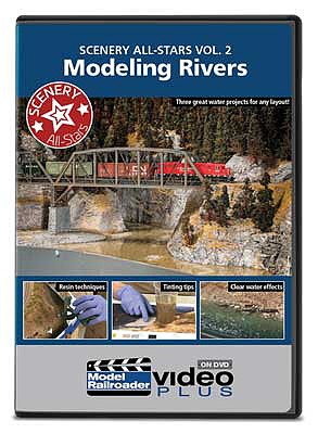 Kalmbach Publishing 15350 All Scale Scenery All-Stars DVD -- Volume 2: Modeling Rivers