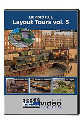 Kalmbach Publishing 15367 All Scale Layout Tours DVD - MR Video Plus -- Volume 5, 1 Hour