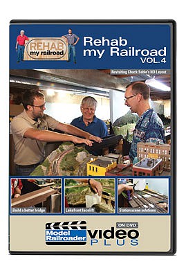 Kalmbach Publishing 15371 All Scale Rehab My Railroad DVD -- Volume 4, Part 1