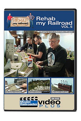 Kalmbach Publishing 15373 All Scale Rehab My Railroad DVD -- Volume 5, Part 2