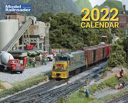 Kalmbach Publishing 68198 All Scale 2022 Calendar -- Model Railroader Magazine