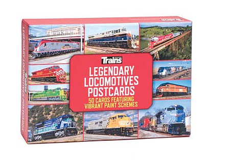 Kalmbach Publishing 83075 All Scale Legendary Locomotives Postcards -- pkg(50)