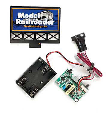Kalmbach Publishing 84033 All Scale Model Railroader Magazine Animated Neon Billboard -- Kit - 3 x 2-1/4" 7.6 x 5.7cm