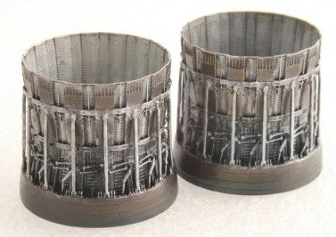 Ka Models MA48031 1/48 F15C/D/E/K P&W Exhaust Nozzle Opened Set for ACY/RMX/LNR (3D Printed Resin)