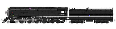 Kato 1260312 N Scale SP Class GS-4 4-8-4 - Standard DC -- Burlington Northern Santa Fe #4449 (Excursion; black, white; Circle/Cross)