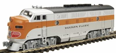 Kato 1761203 N Scale EMD F3A - Standard DC -- Western Pacific #803
