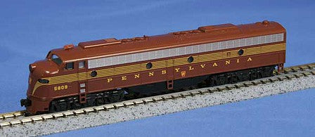 Kato 1765313 N Scale EMD E8A - Standard DC -- Pennsylvania Railroad #5887 (5-Stripe, Tuscan)