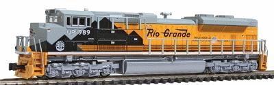 Kato 1768405 N Scale EMD SD70ACe - Standard DC -- Union Pacific #1989 (Denver & Rio Grande Western Heritage Scheme)
