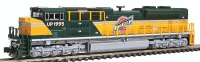 Kato 1768407 N Scale EMD SD70ACe - Standard DC -- Union Pacific #1995 (Chicago & Northwestern Heritage Scheme)