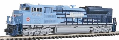 Kato 1768408 N Scale EMD SD70ACe - Standard DC -- Union Pacific #1982 (Missouri Pacific Heritage Scheme)