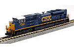 Kato 1768436 N Scale EMD SD70ACe - Standard DC -- CSX #4835 (Dark Future, blue, yellow)