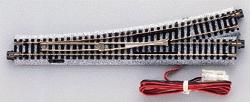 Kato 20202 N Scale #6 Electric Remote Turnout - Unitrack -- Left Hand
