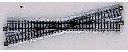 Kato 20300 N Scale Track Crossings - 15-Degree, 7-5/16" 186mm -- Left