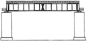 Kato 20464 N Scale Deck Girder Bridge -- 4-31/32" 124mm Long (black)