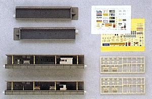 Kato 20815 N Scale One-Side Platform Complete Set