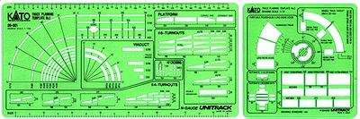 Kato 20901 N Scale Track Planning Template - Unitrack