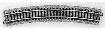 Kato 2220 HO Scale Curved Track 22.5-Degree Radius pkg(4) - Unitrack -- 24" 610mm