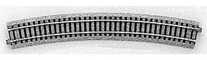 Kato 2240 HO Scale Curved Roadbed Track Section - Unitrack -- 22.5 Degree Section, 28-3/4" 730mm Radius pkg(4)
