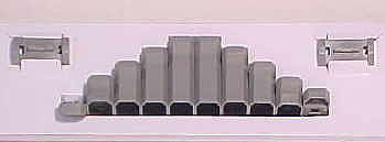 Kato 23016 N Scale Ad-On Gradual Pier Set -- 7/16 - 1-5/8" 11-42mm High