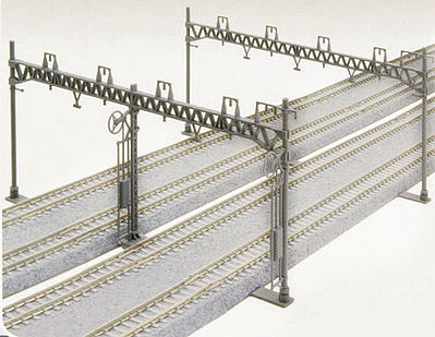 Kato 23064 N Scale Four Track Catenary Poles -- Straight pkg(10)