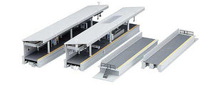 Kato 23161 N Scale One-Sided Suburban Platform DX Set -- Kit