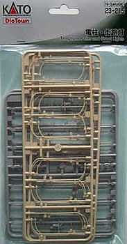 Kato 23215 N Scale Dio-Town Series Road Details -- Telephone Poles & Street Lights