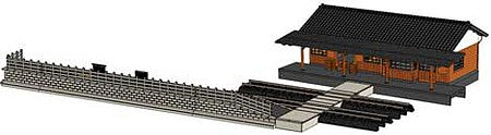 Kato 23241 N Scale Local Line Small Station Building -- Assembled