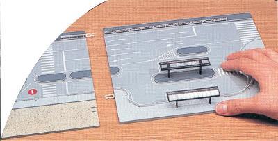 Kato 23411 N Scale Dio-Town Series Road Plates -- Station Area