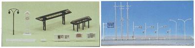 Kato 23416 N Scale Dio-Town Series Road Plates -- Station Area Scenery Detail Parts