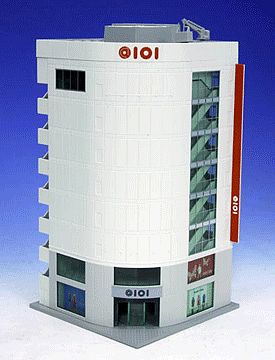 Kato 23437 N Scale 5th Avenue Building -- Kit - Gray - 5 x 4-1/2 x 8-1/4" 12.7 x 11.4 x 21cm