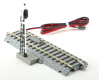 Kato 2601 HO Scale Automatic 3-Color Signal Track -- 4-7/8" 123mm