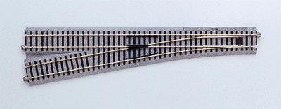 Kato 2862 HO Scale #6 Manual Turnout -- Left Hand 34-1/8" 867mm Radius Curve