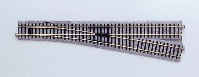 Kato 2863 HO Scale #6 Manual Turnout -- Right Hand 34-1/8" 867mm Radius Curve