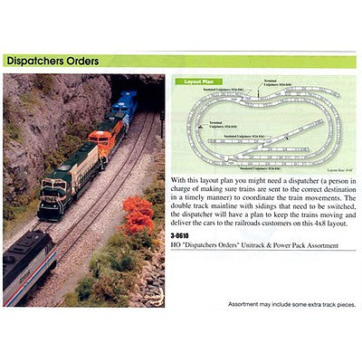 Kato 30610 HO Scale Unitrack & Power Pack Assortment -- Dispatcher's Orders